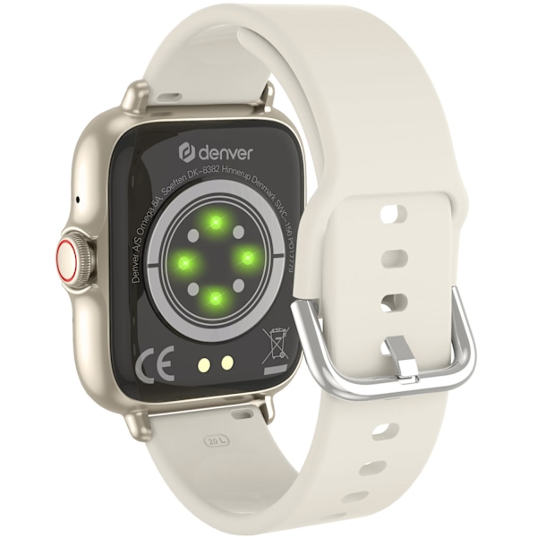 SmartWatch 1,44" display Hjärtsensor Beige