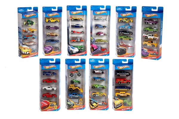 Hot Wheels Bil 5 St