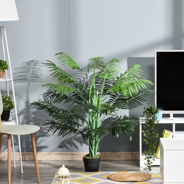Konstgjord palm, 125 cm, inomhus/utomhus, lättskött