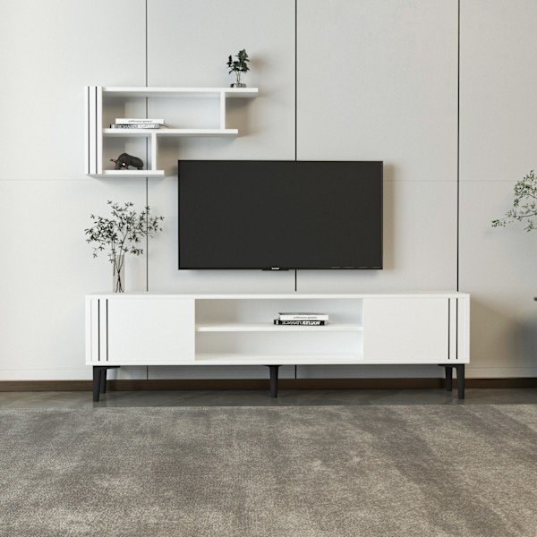 TV-enhet Snow Set - Vit