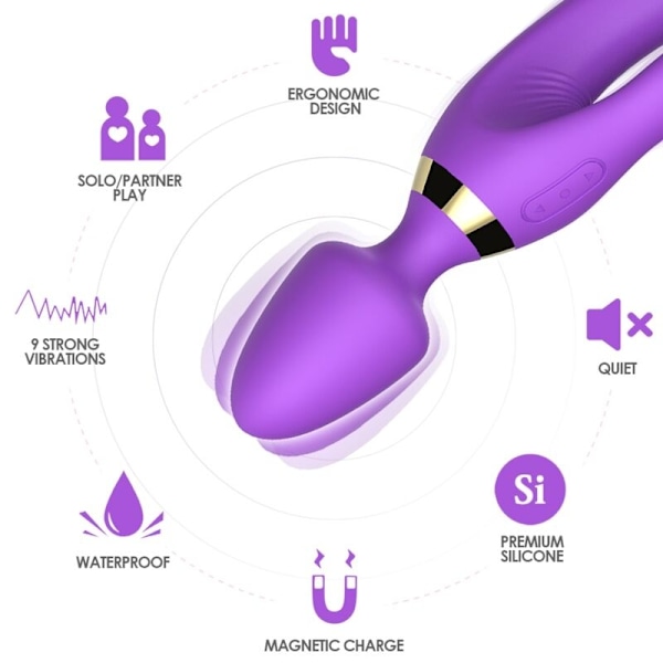 Armony - Massager & Vibrator Rabbit Purple