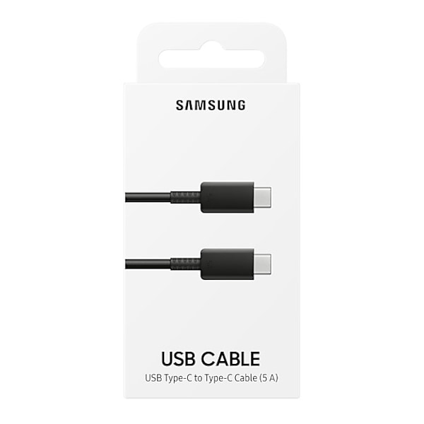 Samsungin USB-C–USB-C-kaapeli 5A - musta