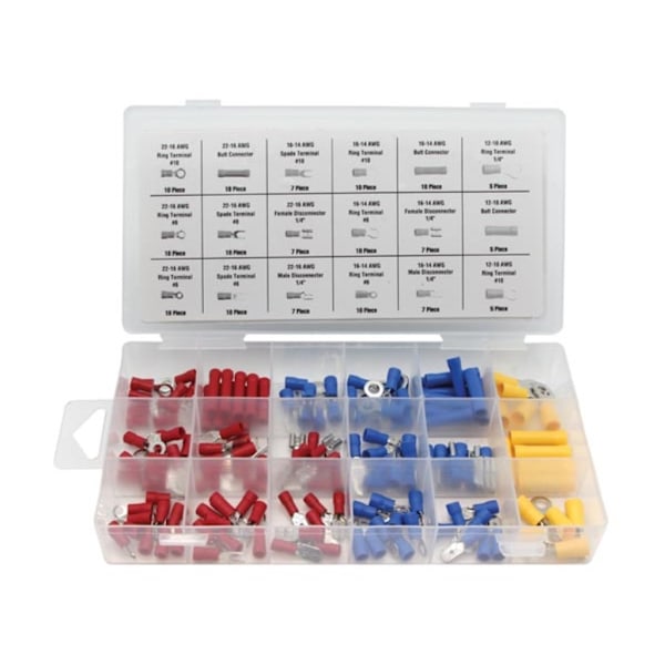 Terminal & stik sortiment - 150 stk