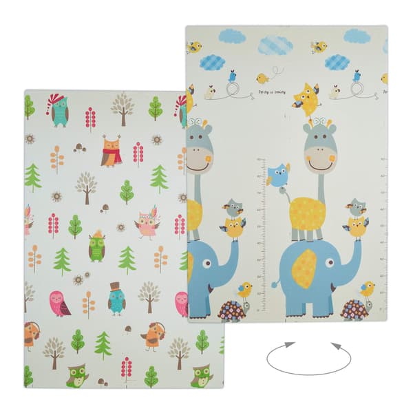 Pusselmatta duo: uggla / elefant