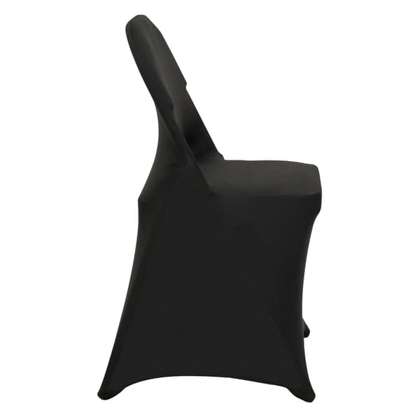 Överdrag till hopfällbara stolar i stretchig spandex, svart, 30-pack