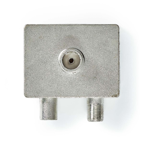 Satelliitti- ja antenni-sovitin | F naaras / IEC (Coax) Uros | IEC (Coax) Naaras | Niklattu | 75 Ohm | Suora | Metalli | Hopea / Metalli | 1 kpl | Laa