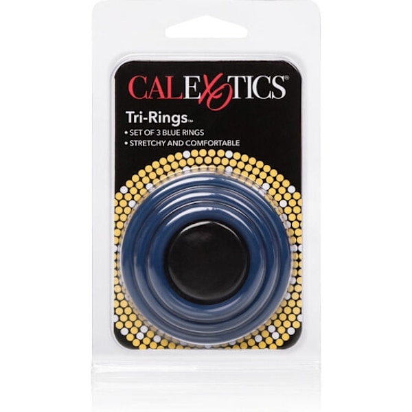 Calexotics - Tri-Rings Blue