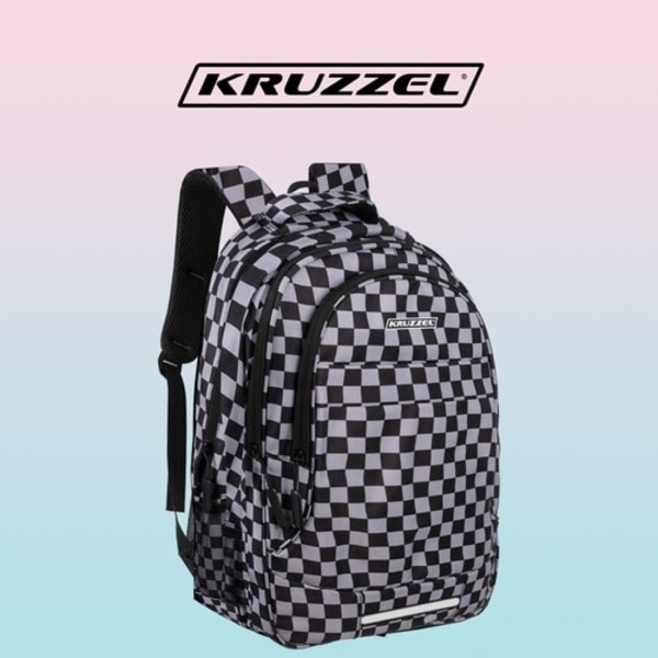 Rygsæk 30L - skakternet Kruzzel 24531