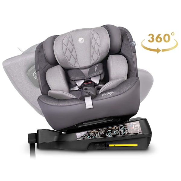 Nukido Prestige Line auton istuin harmaa 0-36kg ISOFIX