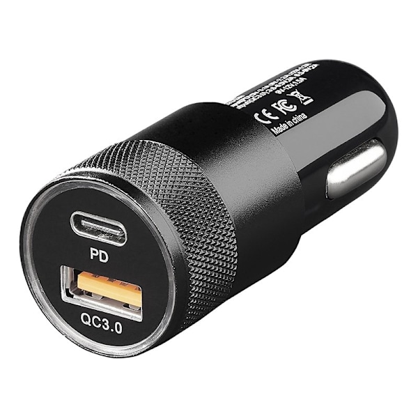 USB lynoplader type A + C 2-vejs 12/24V 3100mA