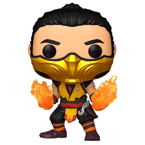 Mortal Kombat Scorpion Action Figur, 7-tommer samleobjekt