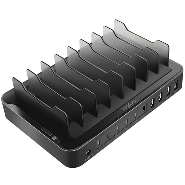 Ladestation 10 porte 6 USB-C + 4 USB-A PD/QC3.0 120W