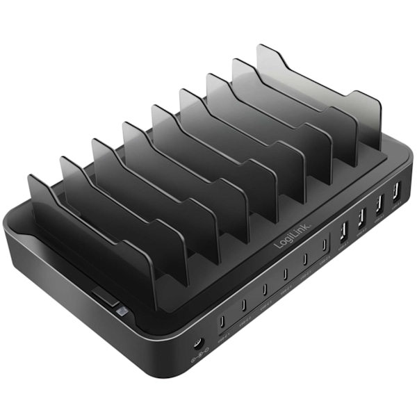 Latausasema 10 porttia 6 USB-C + 4 USB-A PD/QC3.0 120W