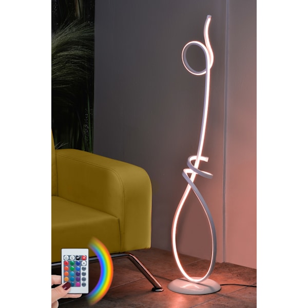 Gulvlampe Picasso Hvid - Flerfarvet