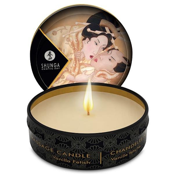 Shunga - Mini Caress By Candelight Vanilla Hierontakynttilä 30 ml