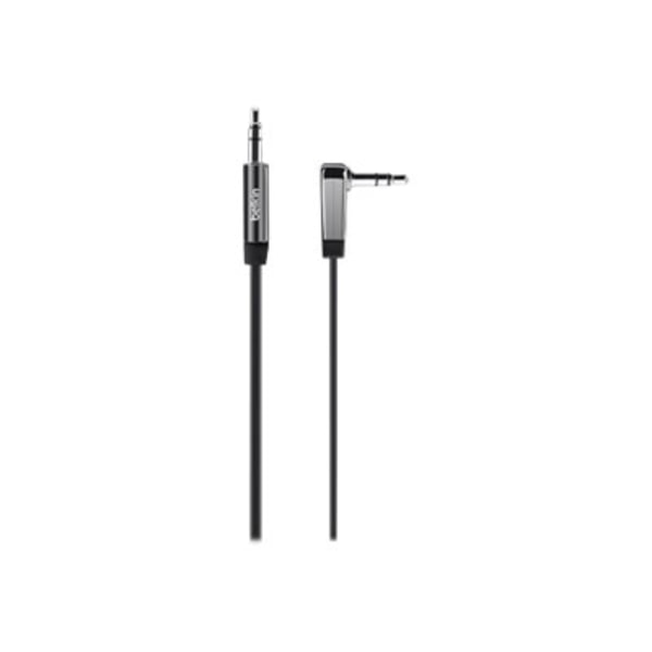 Belkin 3,5 mm fladt Aux-lydkabel 0,9 m - Sort