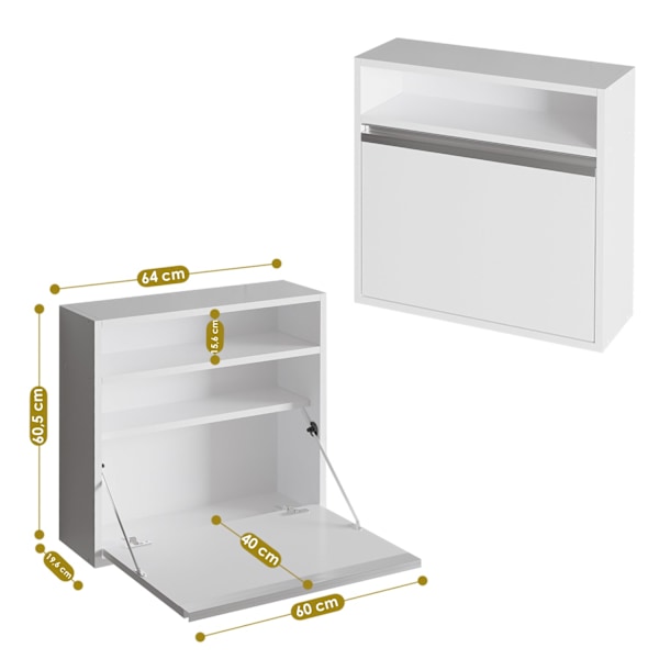 Study Desk Optimum - Hvid