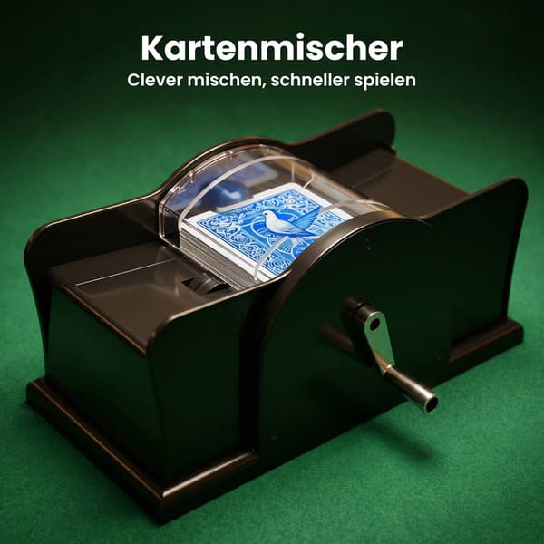 Pokersæt med 500 chips, 2 sæt kort, terninger og etui til 10 spillere