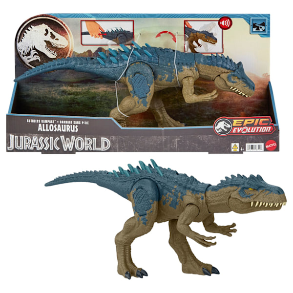 Jurassic World Ubarmhjertig Rampage Allosaurus