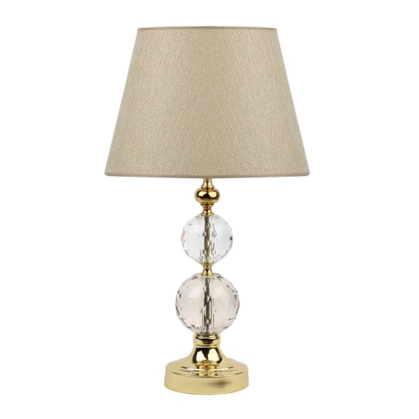 Lampeskærm Gold Crystal 2 - Beige