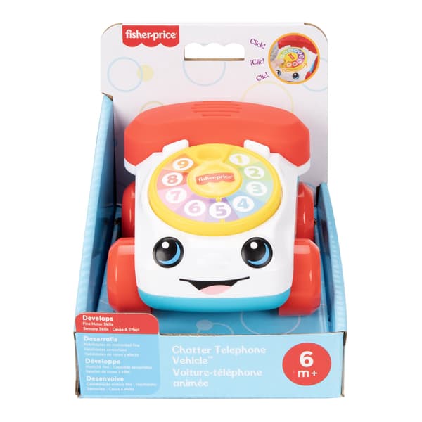Mini Chatterphone-leksaksfordon för bebisar, 6 månader+