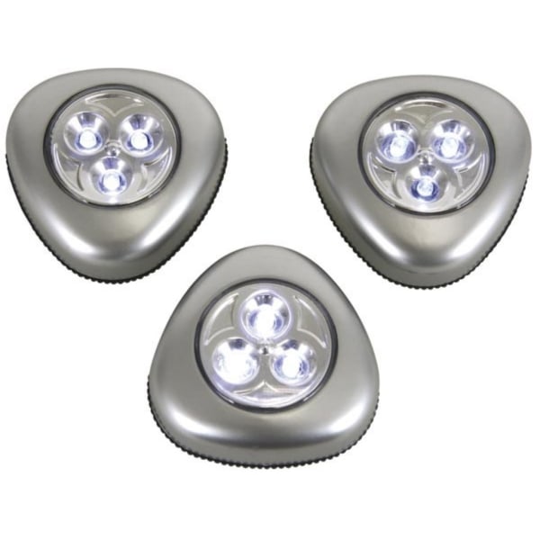 Itsekiinnittyvät led-valot - 3 kpl