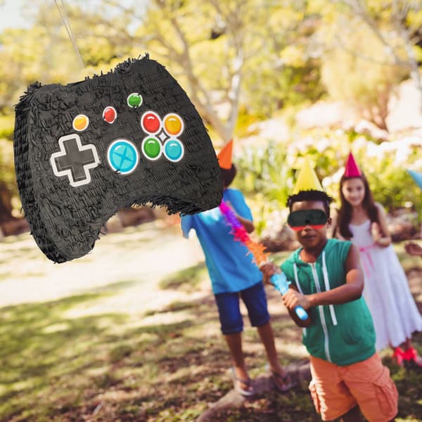 Controller Piñata-sæt med pind og øjenmaske