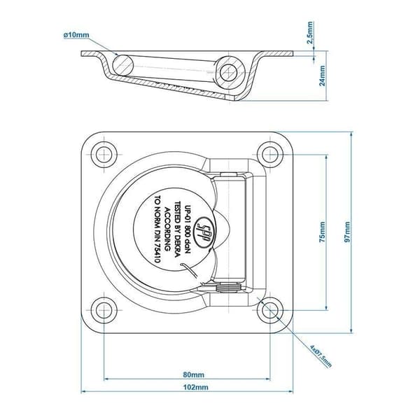 Lastfastsurringsanker SPP UP-01