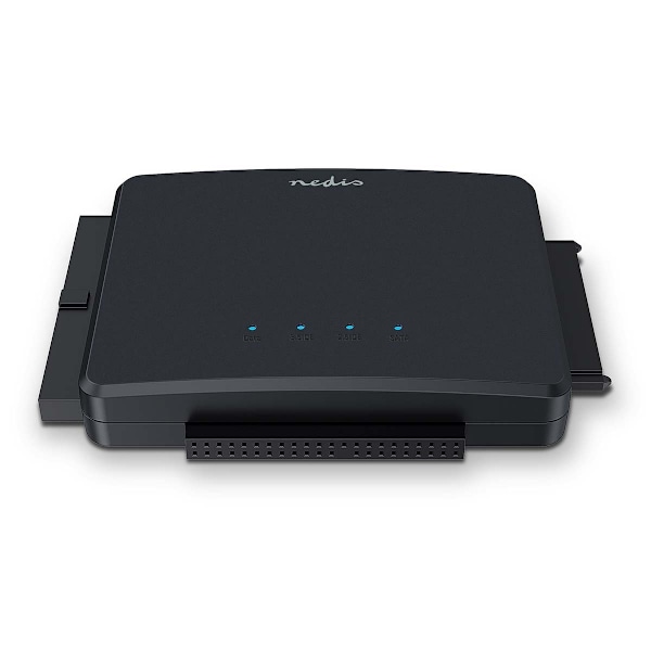 Harddisk adapter | USB 3.2 Gen1 | 2.5 / 3.5 " | IDE + SATA | Strømforsyning Sort