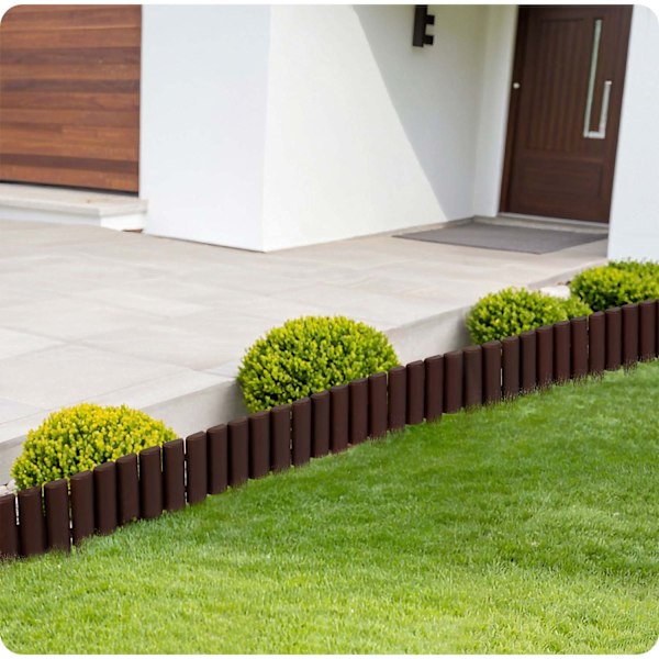 Plonos havekant 220 cm PL-961 brun