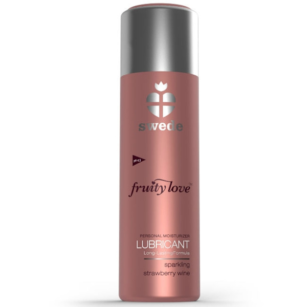 Swede - Fruity Love Lubricant Mousserende Jordbærvin 100 Ml