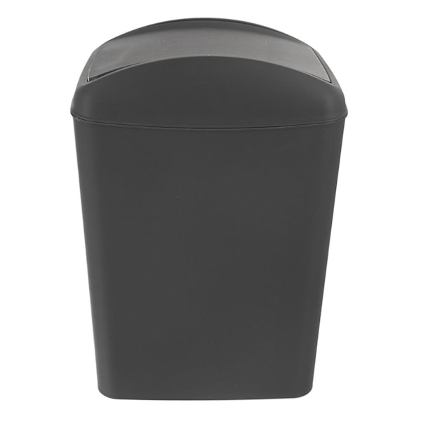 Soptunna 5L, mörkgrå plast, svängbart lock