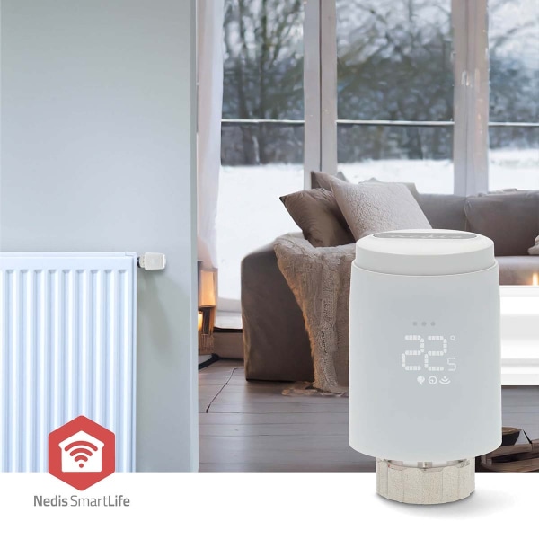 SmartLife Radiatorstyring | Zigbee 3.0 | Batteri | LED | Android™ / IOS