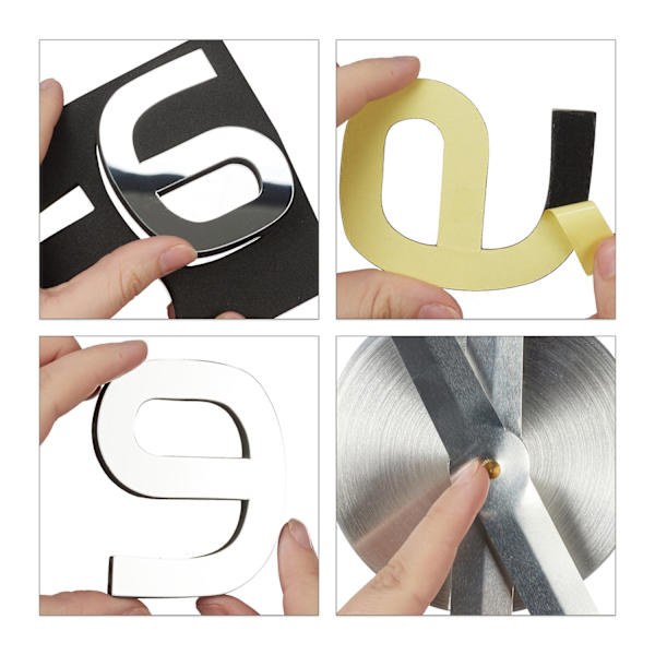 Väggklocka DIY med 3D-siffror