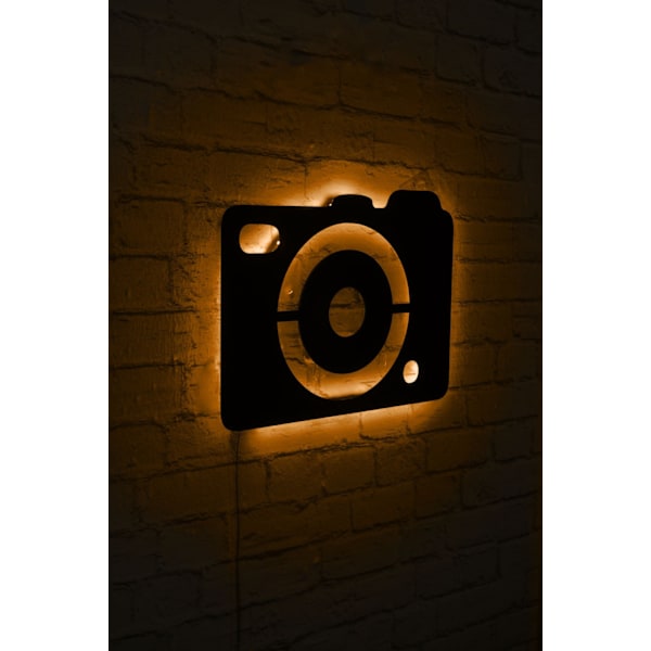 Dekorativt LED-lyskamera - Gul