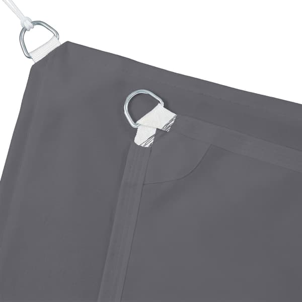Skyggesejl med øjer, rivefast polyester