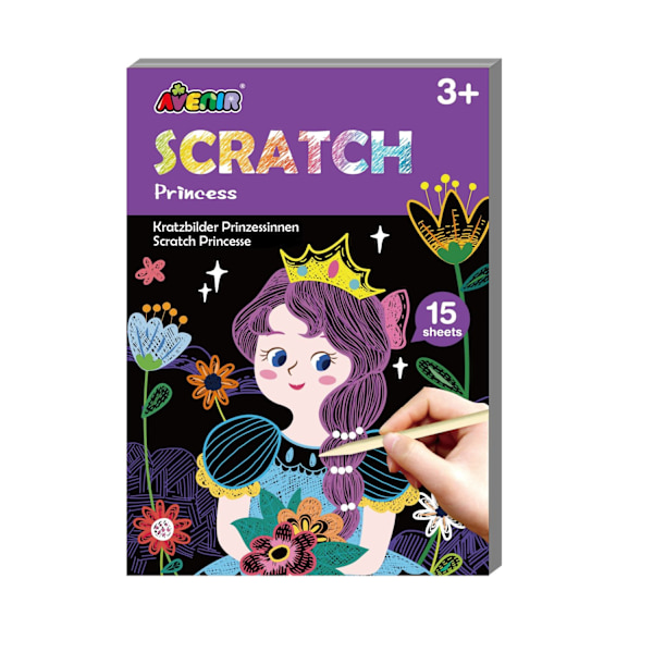 Avenir Mini Scratch Book Princess