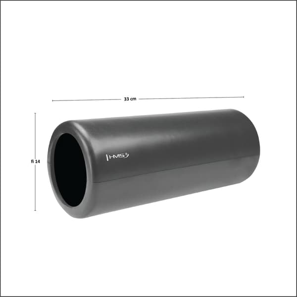 Foam Roller, Grafit, 33 cm Længde