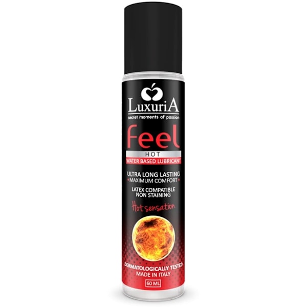 Intimateline - Luxuria Feel Hot Sensation Vandbaseret smøremiddel 60 Ml
