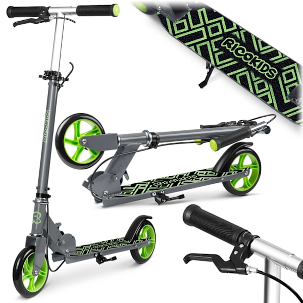 Elektrisk Sparkcykel Kodi Grå-Grön Ricokids