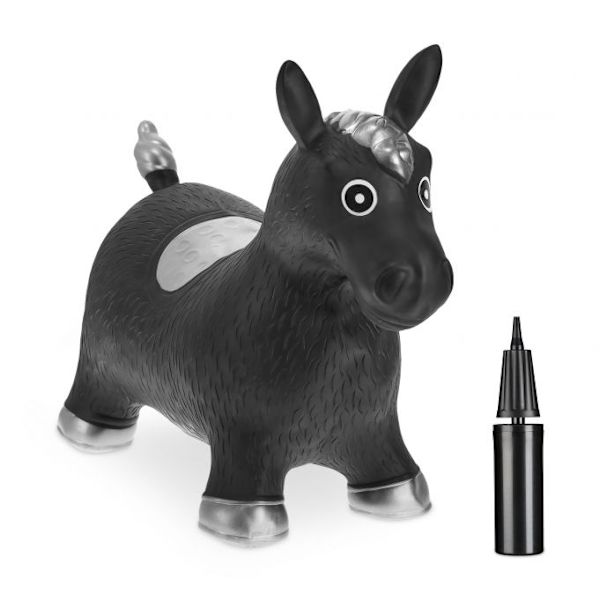 Bouncy Animal Häst i svart