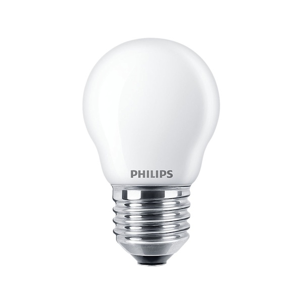 2-pak LED E27 P45 Globe 40W Frost 470lm