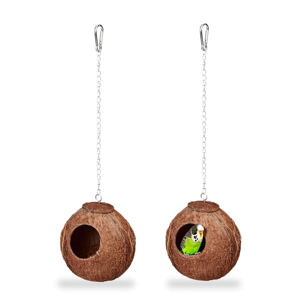 Birdhouse kokos set om 2