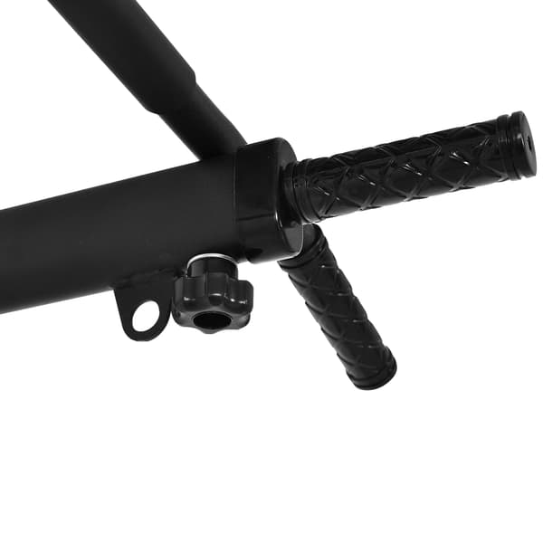 Pull-Up Bar Vægmontering Pull Up Bar, Vandret Stang Med Øjer Til Boksesæk, Stål, Sort, 93,5X65X17 Cm