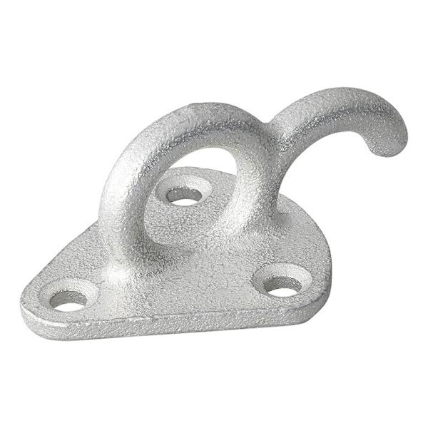 Metalliköysikoukku silmukalla 70x45mm