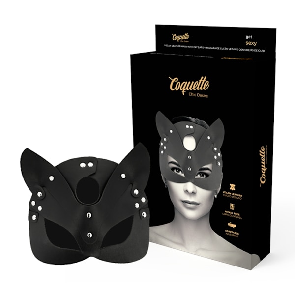 Coquette Chic Desire - Vegaaninen nahkanaamio pupukorvilla