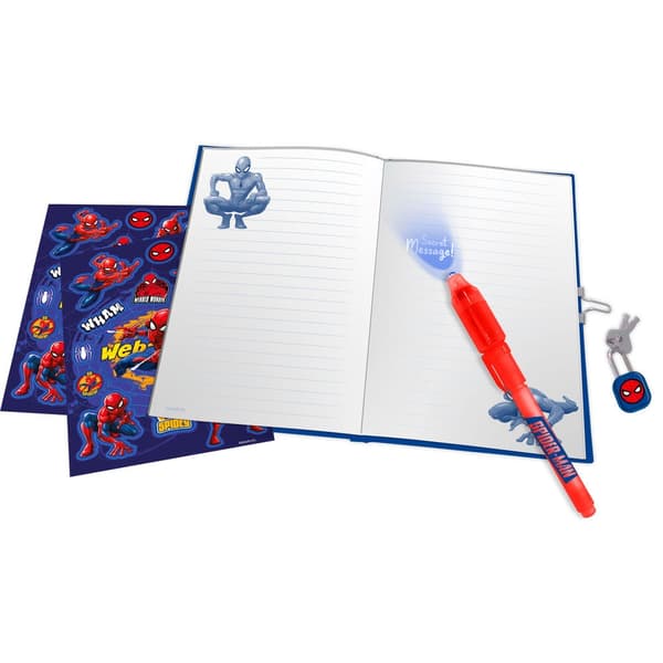 Spiderman Magic Pen Diary lapsille, Creative Writing Journal