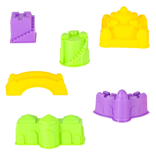 Creative Sand Set för barn, 750g med formar