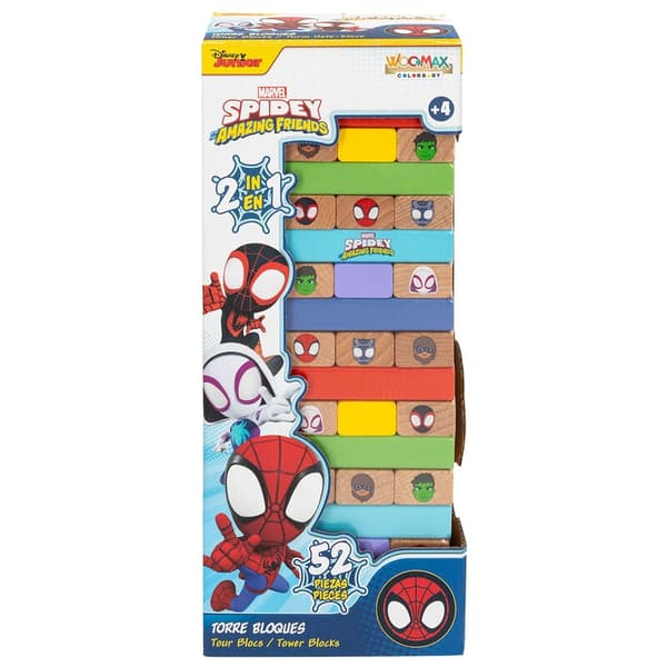 Marvel Spidey klossar torn + domino träset