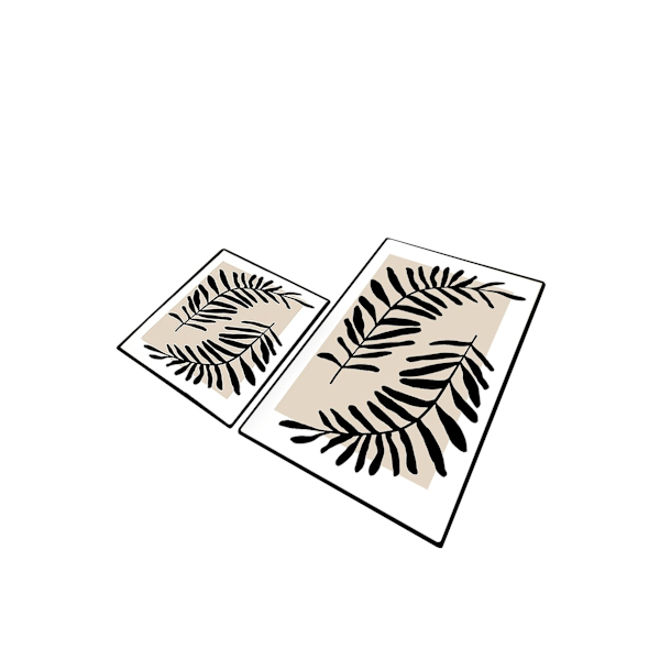 Bathmat Set (2 kpl) valu